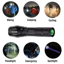 HIGH POWERED RECHARGABLE TORCH MULTIPLE MODES