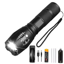 HIGH POWERED RECHARGABLE TORCH MULTIPLE MODES